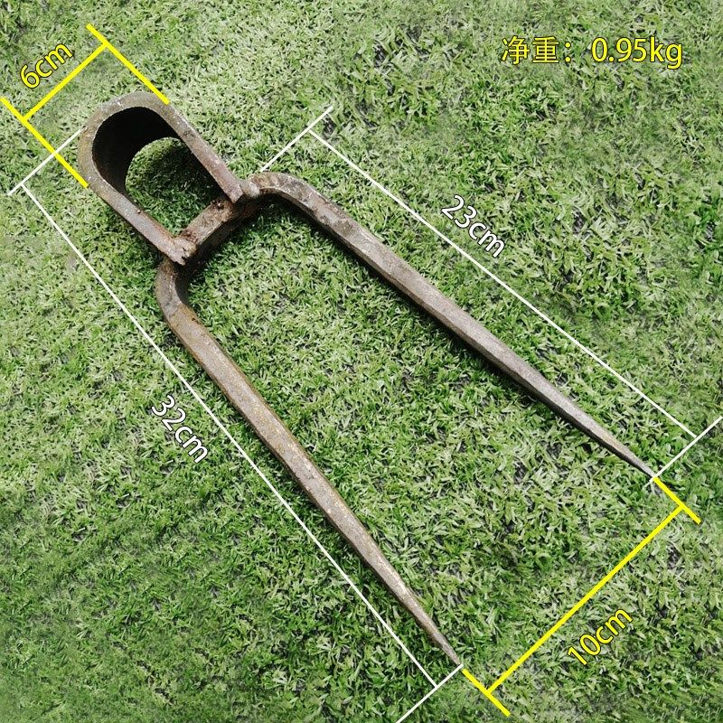 犇牛洛阳铲考古勘探地质勘察工具纯钢二牙锰钢手工打制农具耙子,农机/农具/农膜,耙子,淘宝优惠券,粉丝福利购,淘宝优惠卷