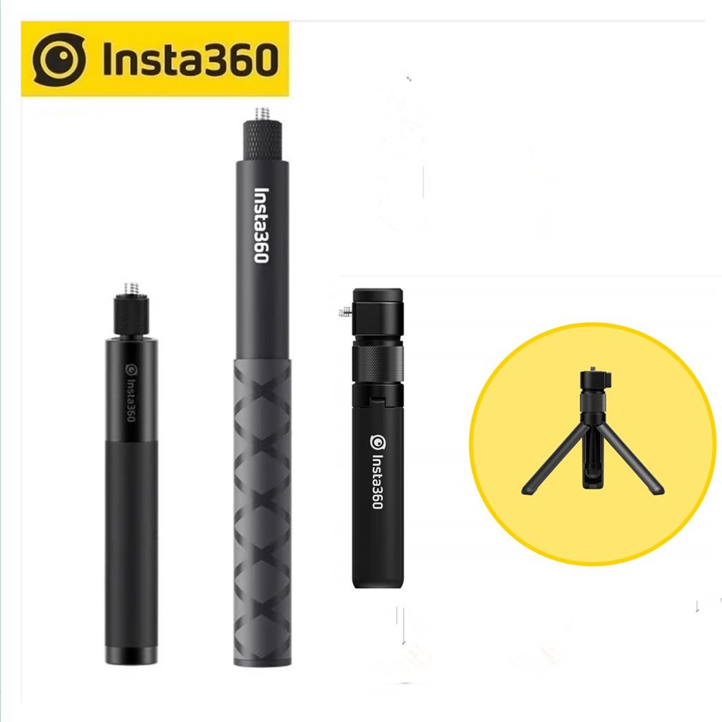 影石INSTA360 X4/X3/ONEX2/RS原装铝合金子弹时间旋转手柄自拍杆