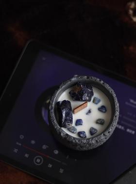 kako浅岛|水晶香薰蜡烛扩香晶石小众高级感礼盒ins风男生生日礼物