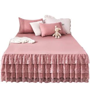 床罩 蕾丝床裙单件蕾丝花边席梦思保护套1.5米1.8x2.0裙式 夏季 新款