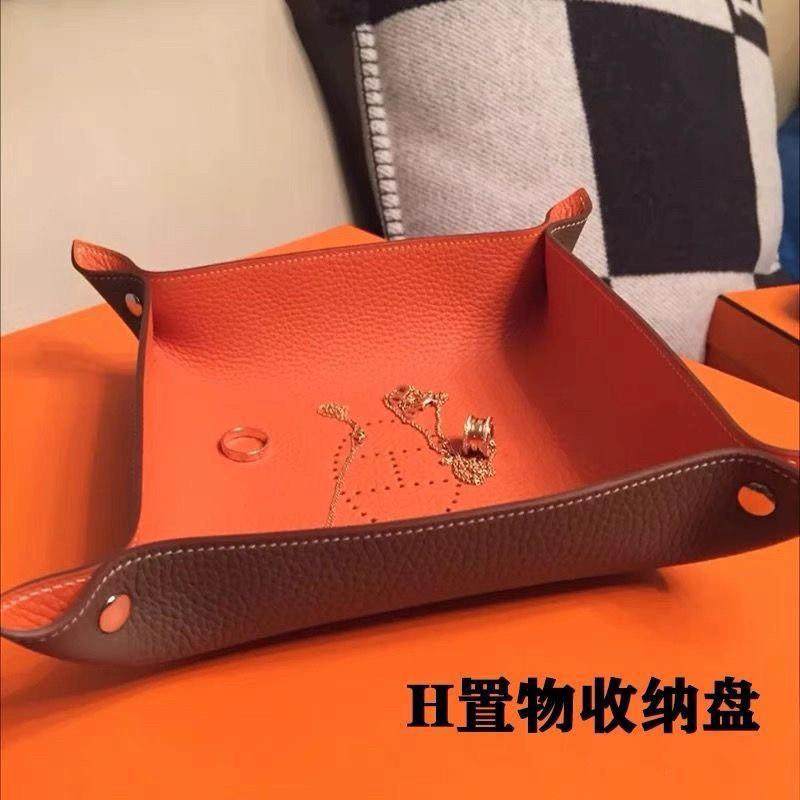 真皮置物收纳盘H家钥匙首饰饰品文玩化妆品桌面摆件玄关杂物盒,收纳整理,其他收纳,淘宝优惠券,粉丝福利购,淘宝优惠卷