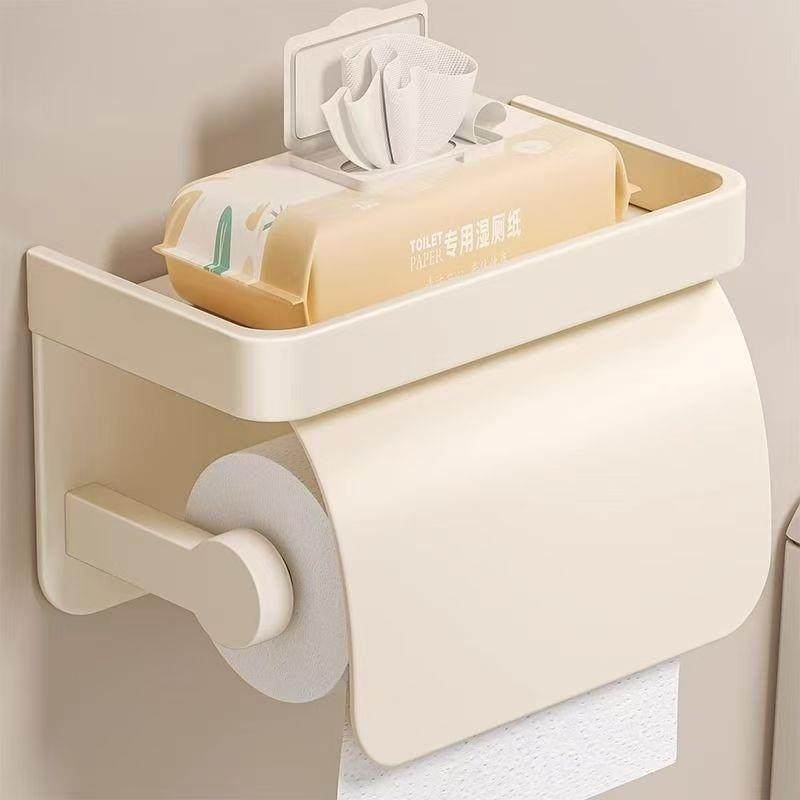 奶油卫生纸盒化妆室壁挂式防水纸巾盒置物架厕所卷筒卫生纸卫生纸,家庭/个人清洁工具,卷纸器/纸巾架,淘宝优惠券,粉丝福利购,淘宝优惠卷