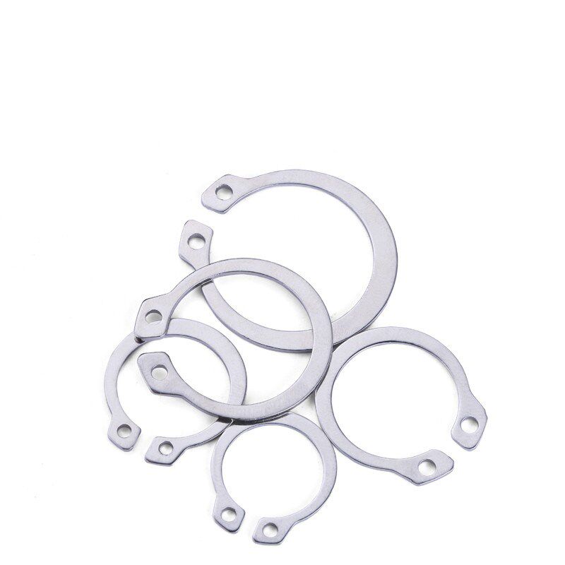 304不锈钢孔挡圈内卡圈c型卡圈Gb893弹性孔挡圈8-75