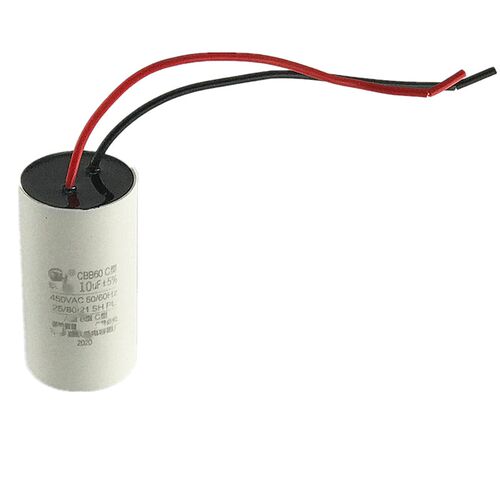 洗衣机启动电容10uF6UF12UF电容 CBB60 450V运行电容 启动器电容