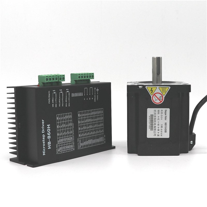 86步进电机驱动器套装68N风扇dma860h马达86bygh250步科厂家直销