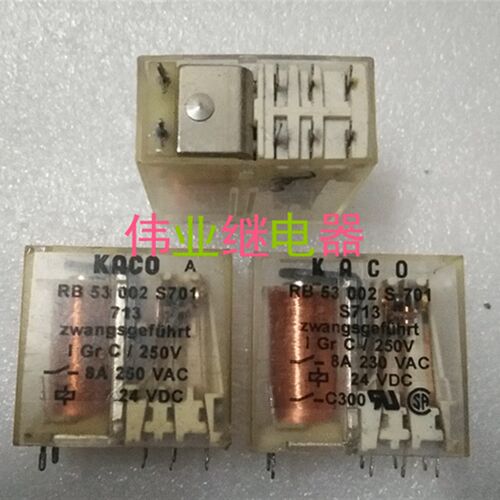 RB 53 002 S701 713 拆机KACO继电器 RB 53 002 S701 S713 24VDC
