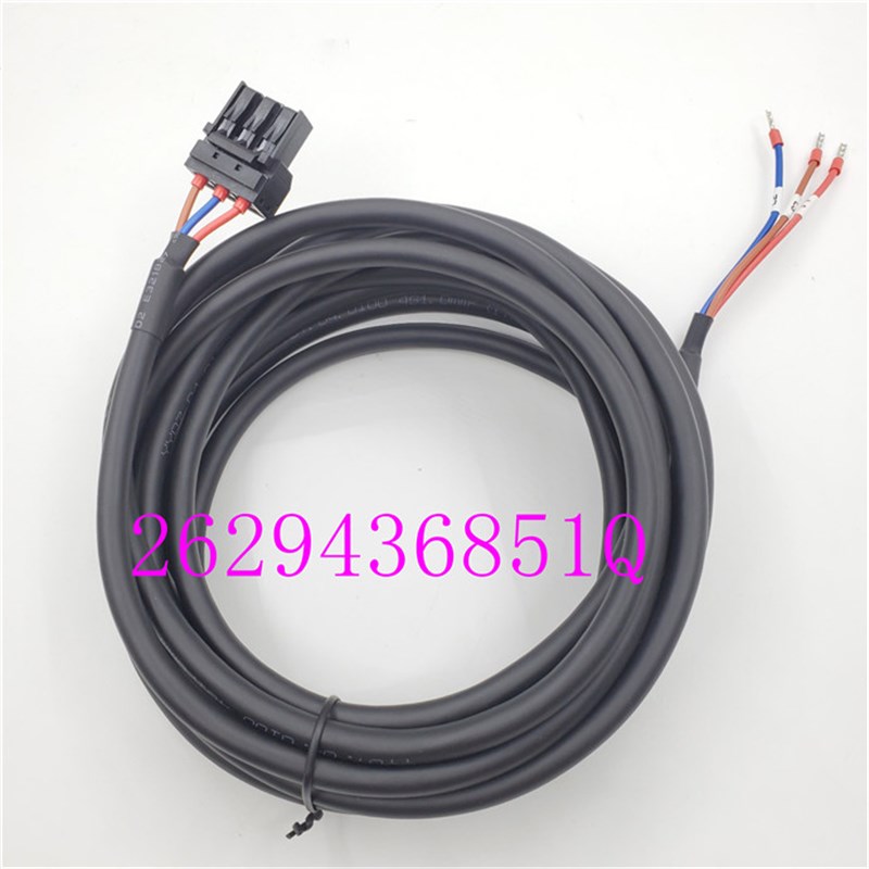 富士伺服用动力电源线L1L2L3 WSK-S03P-F RYH751F5-VV5 UVW