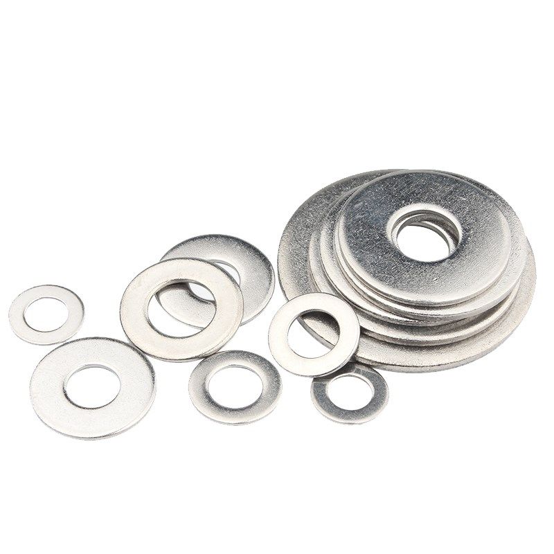 316不锈钢平垫片304超薄圆形平垫圈加大加厚金属螺丝垫片M2-M36
