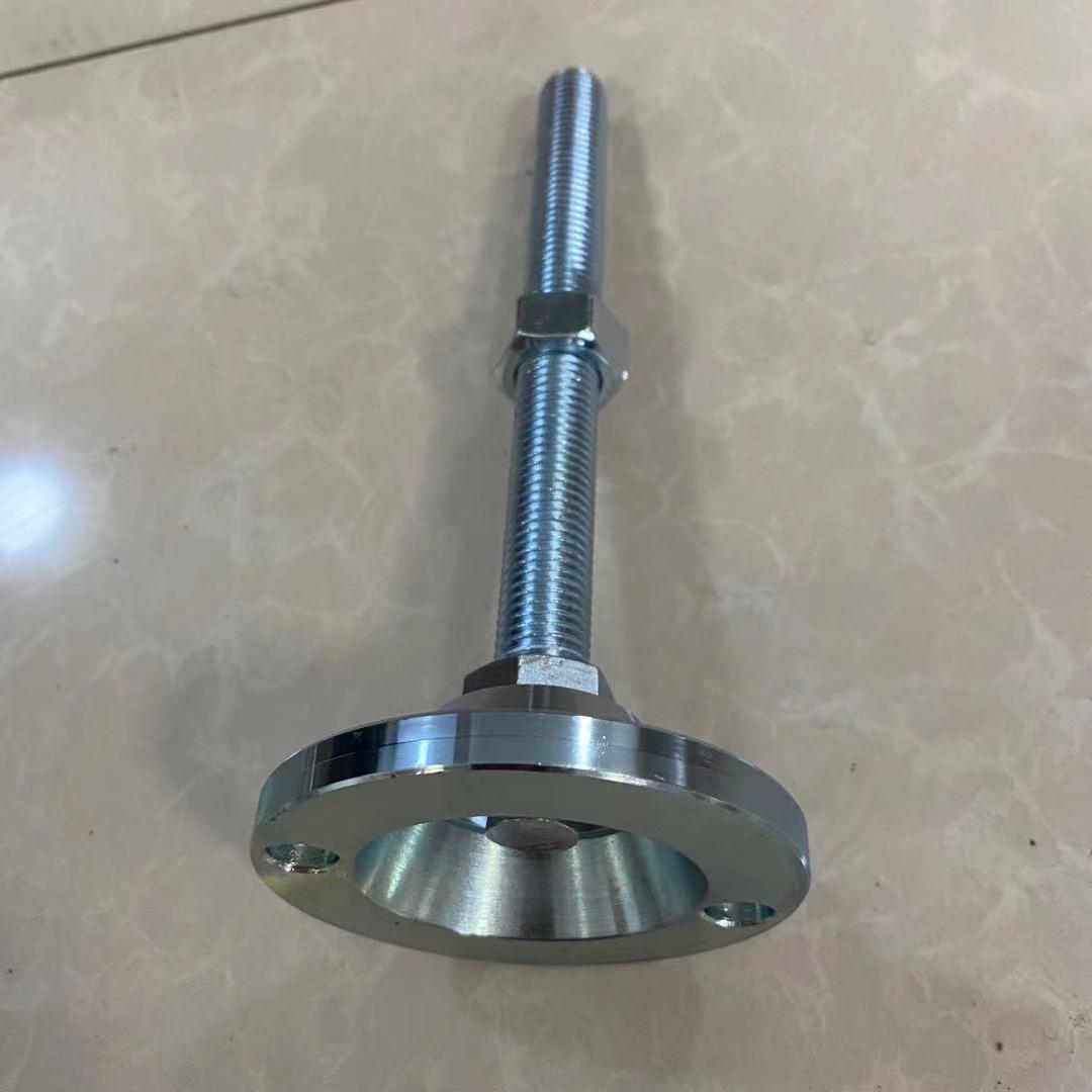 重型脚杯m16碳钢固定地脚螺栓m20调节脚m12金属机械防滑支撑机脚