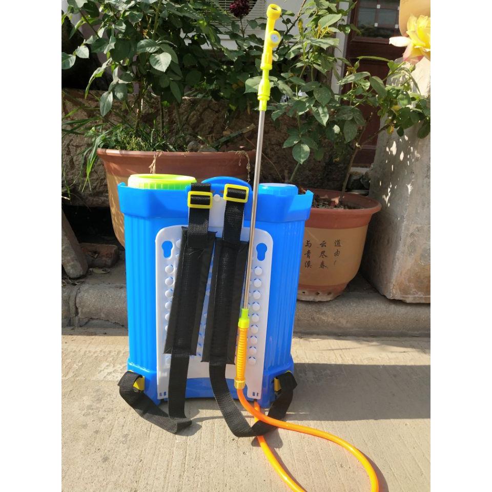 福建养殖场消毒电动喷雾器 背负式农用杀虫喷壶 带风筒雾化效果好