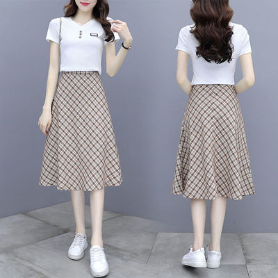 单件套装连衣裙女2025年