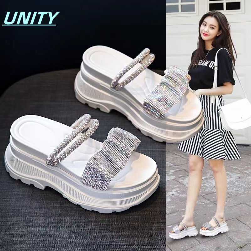 UNITY优妮蒂水钻两穿凉鞋