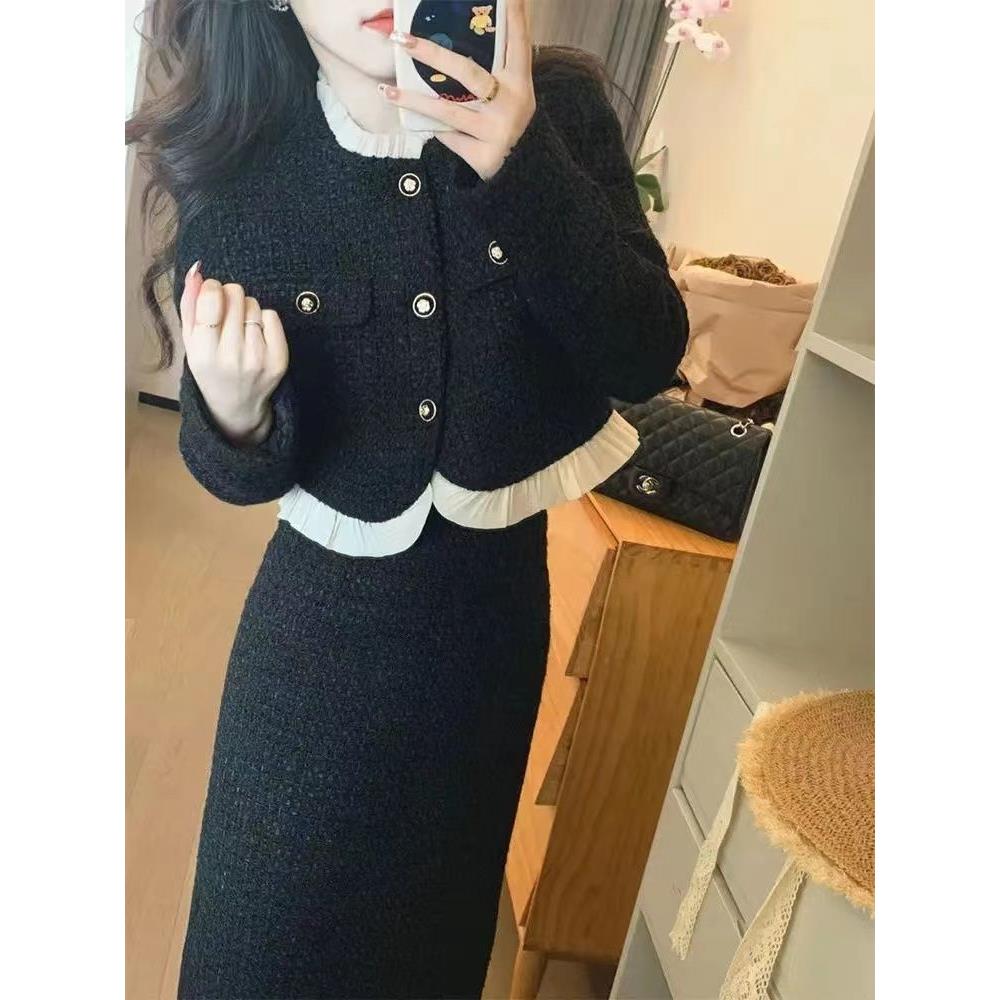 韩系复古时尚气质显瘦小众