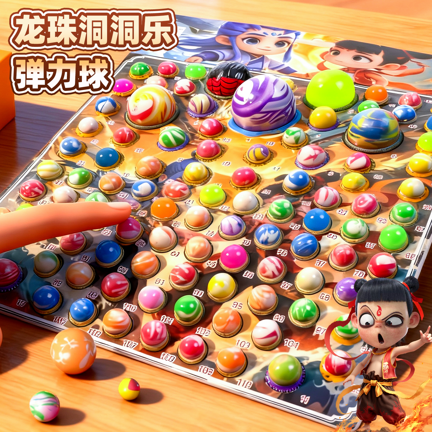 哪吒龙珠洞洞乐盲盒抽龙珠