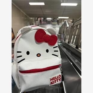 可爱KT猫书包学生背包卡通三丽鸥双肩包hellokitty儿童书包女休闲