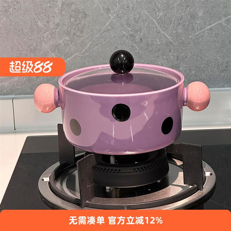 可爱泡面锅一人食韩式泡面碗宿舍学生带盖陶瓷大容量高颜值带手柄图片