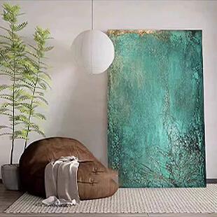 北欧原木风生机释然玄关装饰画抽象线条小清新客厅背景墙挂画壁画