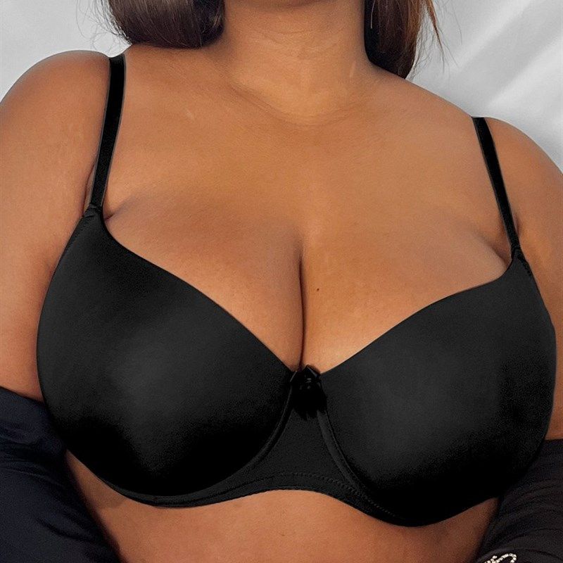 85-100黑色光面大罩杯大牛围300斤欧美波霸定型内衣文胸一件定制,女士内衣/男士内衣/家居服,文胸,淘宝优惠券,粉丝福利购,淘宝优惠卷