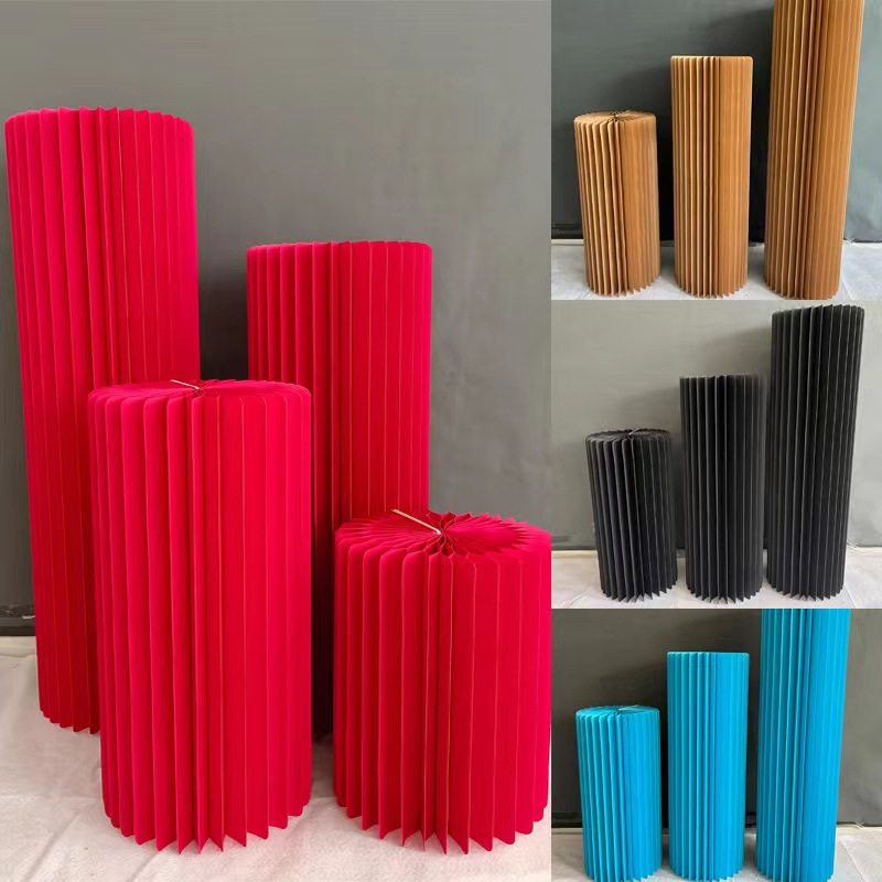 婚庆红色加密折柱甜品台摆件罗马柱路引圆柱立柱婚礼橱窗折纸装饰,节庆用品/礼品,甜品台装饰,淘宝优惠券,粉丝福利购,淘宝优惠卷