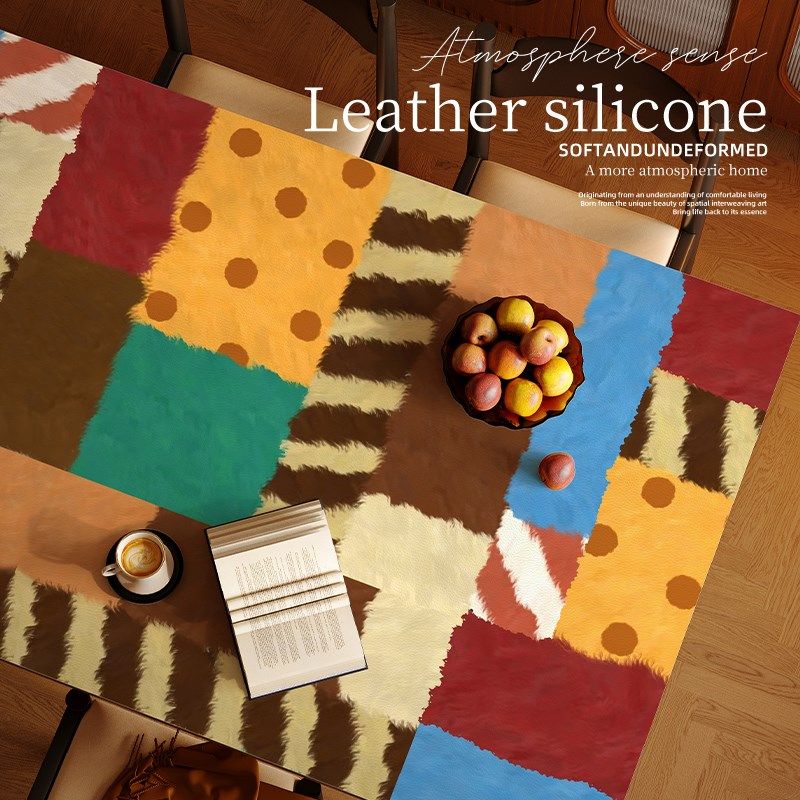 美式多巴胺餐桌垫防水防油防烫免洗桌布茶几台布桌面保护pvc垫子,居家布艺,桌布,淘宝优惠券,粉丝福利购,淘宝优惠卷