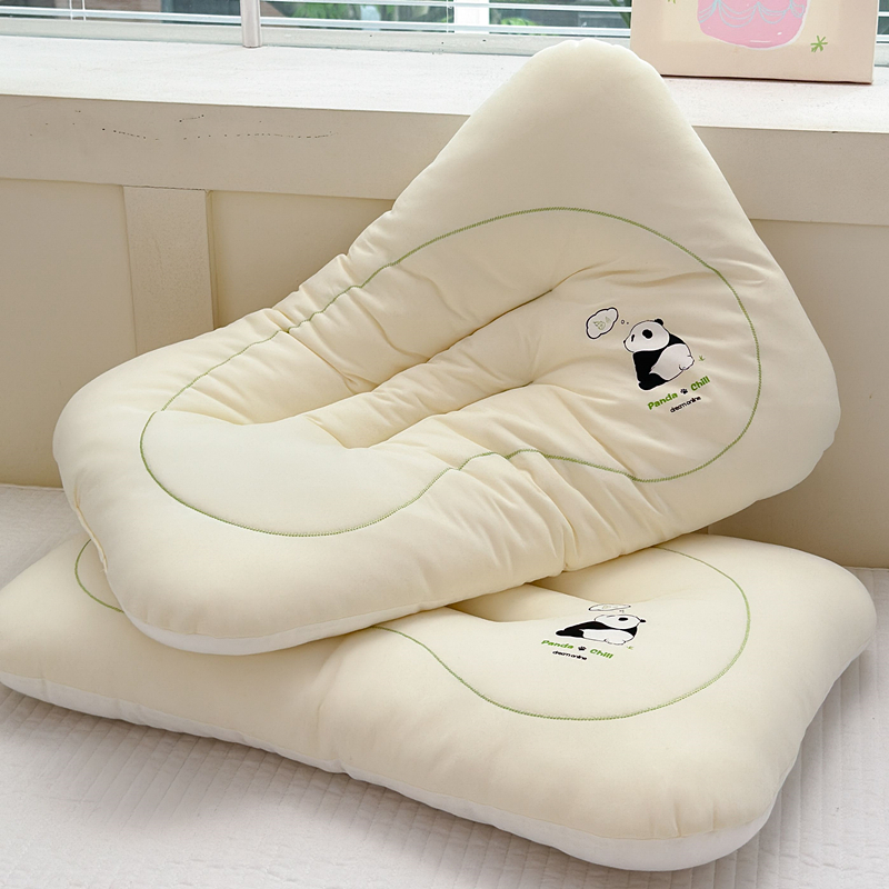 全棉纯棉时代A类四季通用儿童枕头枕芯护颈椎助睡眠成人天丝湿巾