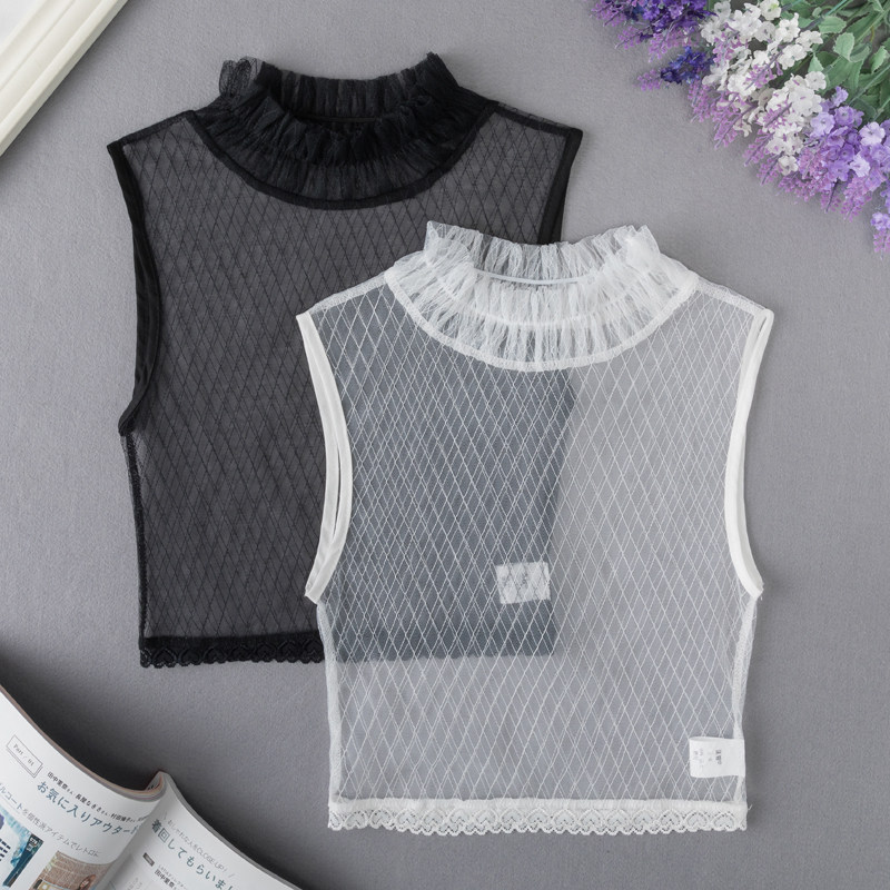 春夏百搭蕾丝假领子女衬衫内搭网纱无袖打底衫半高领花边装饰领,服饰配件/皮带/帽子/围巾,假领,淘宝优惠券,粉丝福利购,淘宝优惠卷
