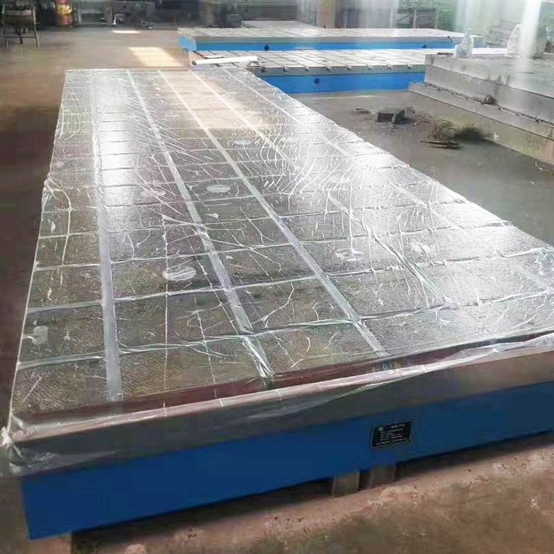 T型槽铸铁平台焊接测量检验划线装配拼接平板刮研研磨压砂工作台