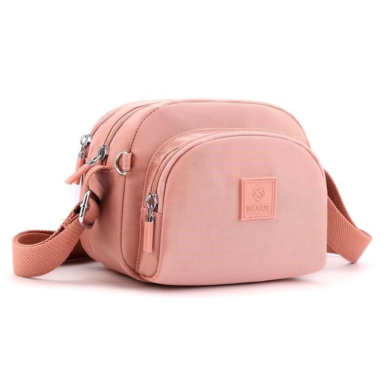 帆布斜挎小包女韩版潮迷你简约百搭单肩包网红小背包手机包零钱包