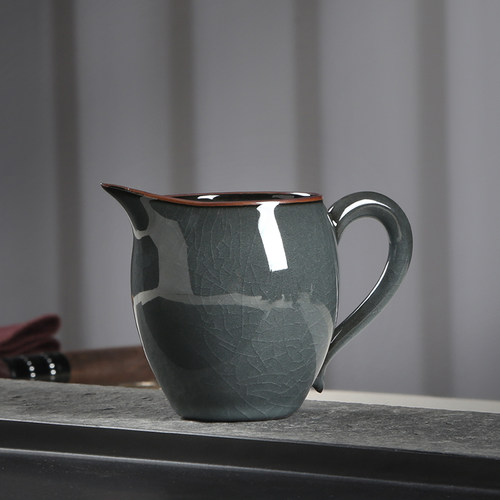 现代功夫a茶具茶海套装陶瓷公道杯耐热分茶器加厚匀杯功夫茶具公