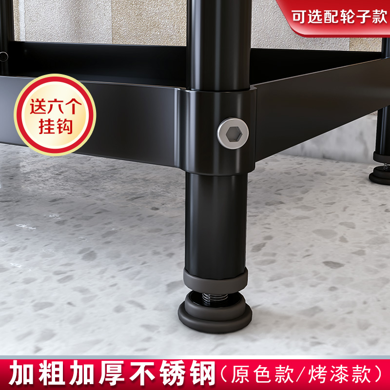 不锈钢卫生间置物架浴室三角架洗手间落地多层盆架厕所厨房收纳架