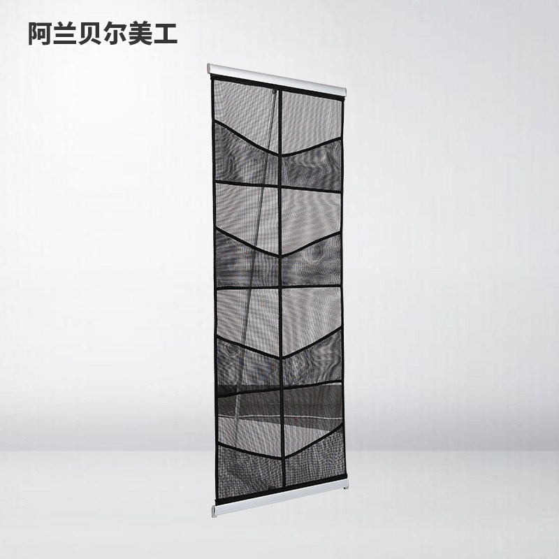 可折叠资料架展架便携排网u布资料架 文件架广告网布架落地资料架