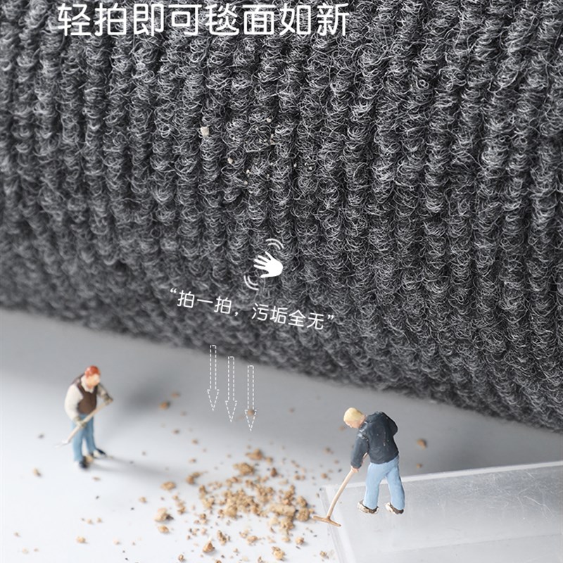 入户门垫进门地垫玄关进户大门口耐脏脚垫门外防滑可裁剪红色地毯