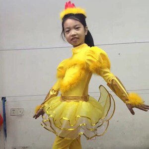 定制快乐阳光独唱桃李杯演出剧目服民族表演服饰小荷风采舞蹈服装