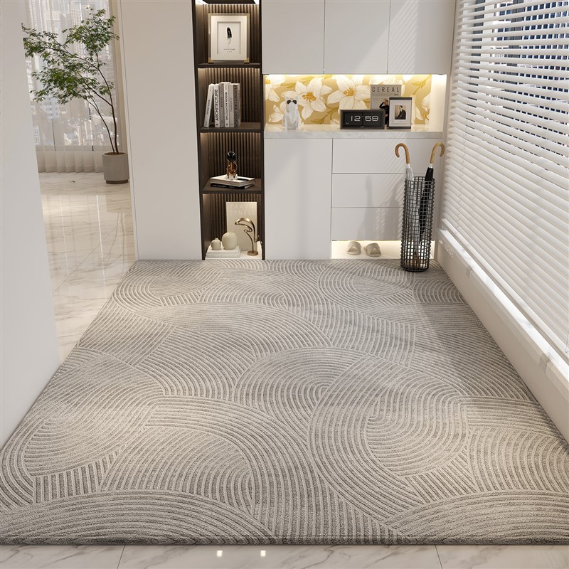 简约地垫入户门垫2024新款客厅地毯家用大门口防滑玄关脚垫可定制