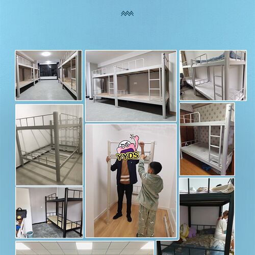 上下铺铁床架双层床上下床员工学生宿舍床铁艺双人床寝室公寓双层