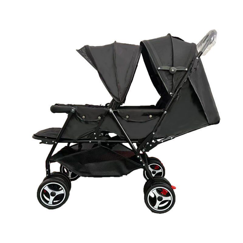 双胞胎婴儿推车轻便折叠前后坐双人可坐躺推车二胎小孩宝宝手推车
