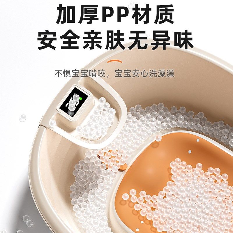 婴儿洗澡盆宝宝浴盆家用婴幼儿坐躺托神器浴架浴床浴网新生儿用品