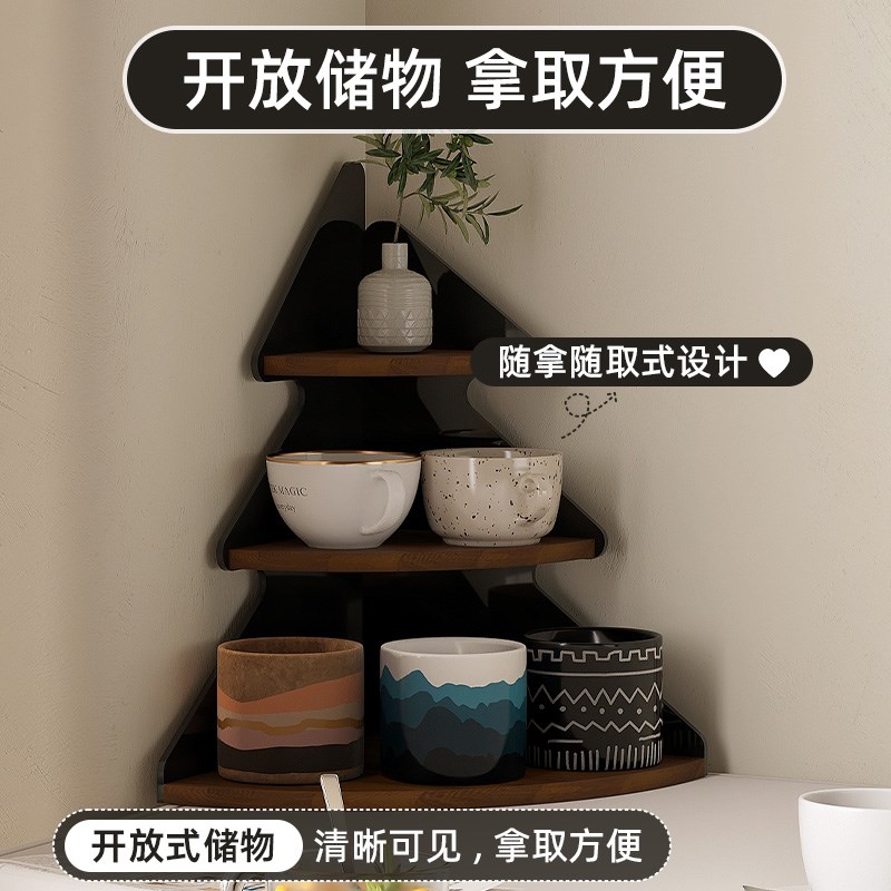 杯架转角置物架水杯收纳架圣诞树多层储物架马克杯咖啡杯子展示架