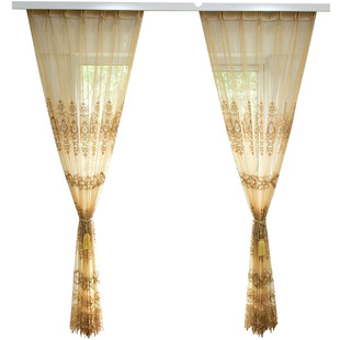 窗帘成品欧式纱帘简约现代大气客厅落地阳台卧室飘窗百搭窗纱