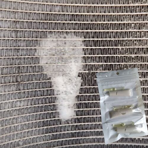 铝翅片散热器铜管漏瞭修补胶水耐高温蒸G发器盘管漏R410冷媒补漏