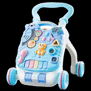 宝宝学步推车防侧翻学步车婴儿玩具手推学走步助步车神器6-18个月