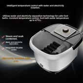 鼎泰足浴全自动加热足浴按摩家用外挂式 电动足浴恒温足浴桶