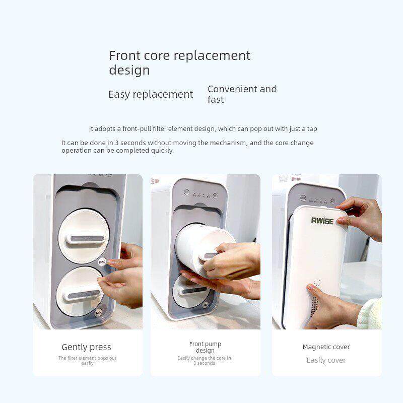 Rwise净水器家用大流量直饮水机Pc覆合滤芯Ro反渗透滤芯更换