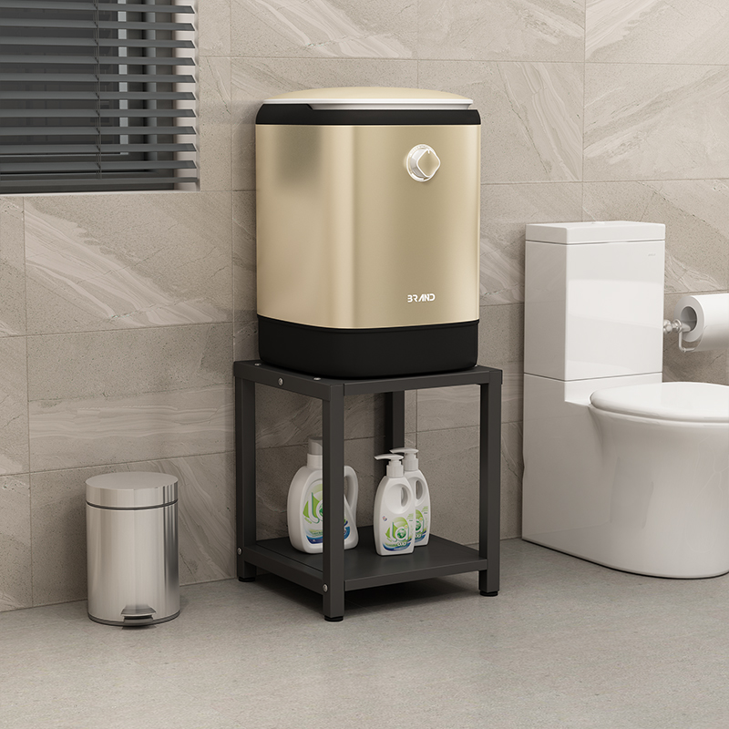 浴室小型洗衣机置物架洗澡间脸盆架子阳台内衣洗衣机卫生间收纳架