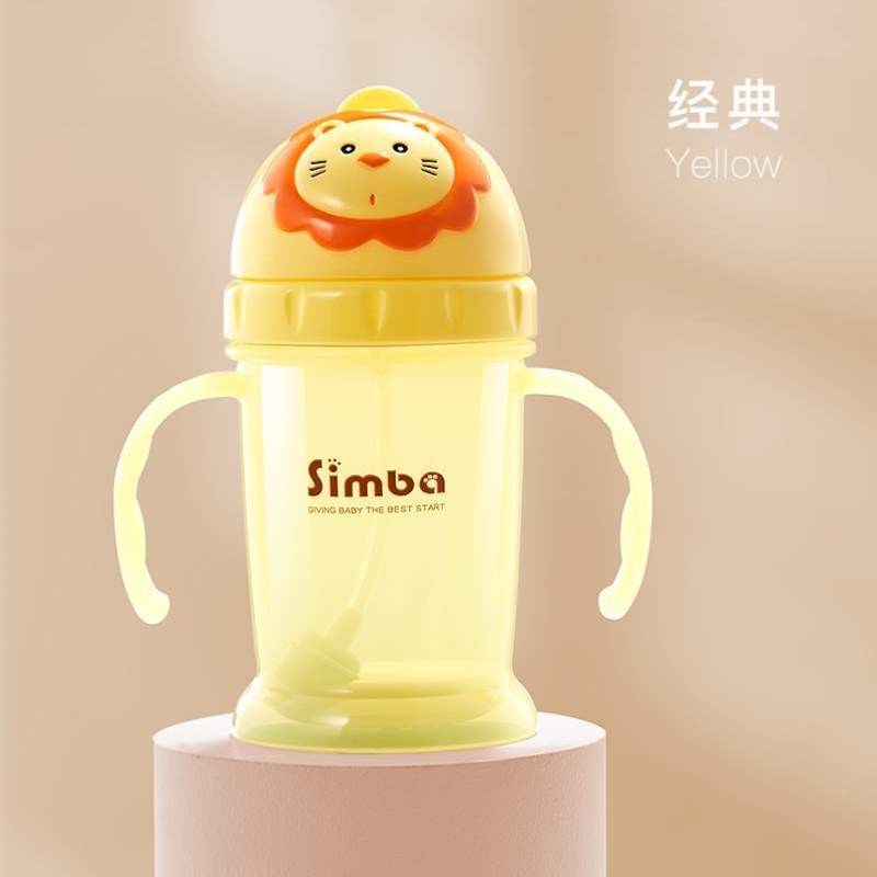 儿童带杯宝宝小辛巴防漏吸管水壶水杯水杯喝手柄婴儿学饮杯
