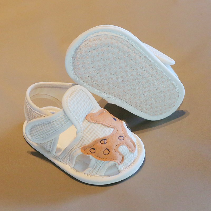 初生婴儿鞋子夏季0一6月3婴幼儿软底步前鞋1岁宝宝凉鞋男宝婴儿鞋