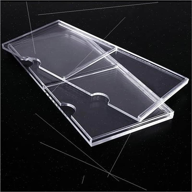 厂双层亚克力插槽A4卡槽 宣传展示牌有机插盒 透明亚克力展示牌促