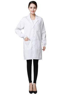 评审服装定制LOGO白大褂长袖茶叶审评工作服茶厂实验室评茶员服装