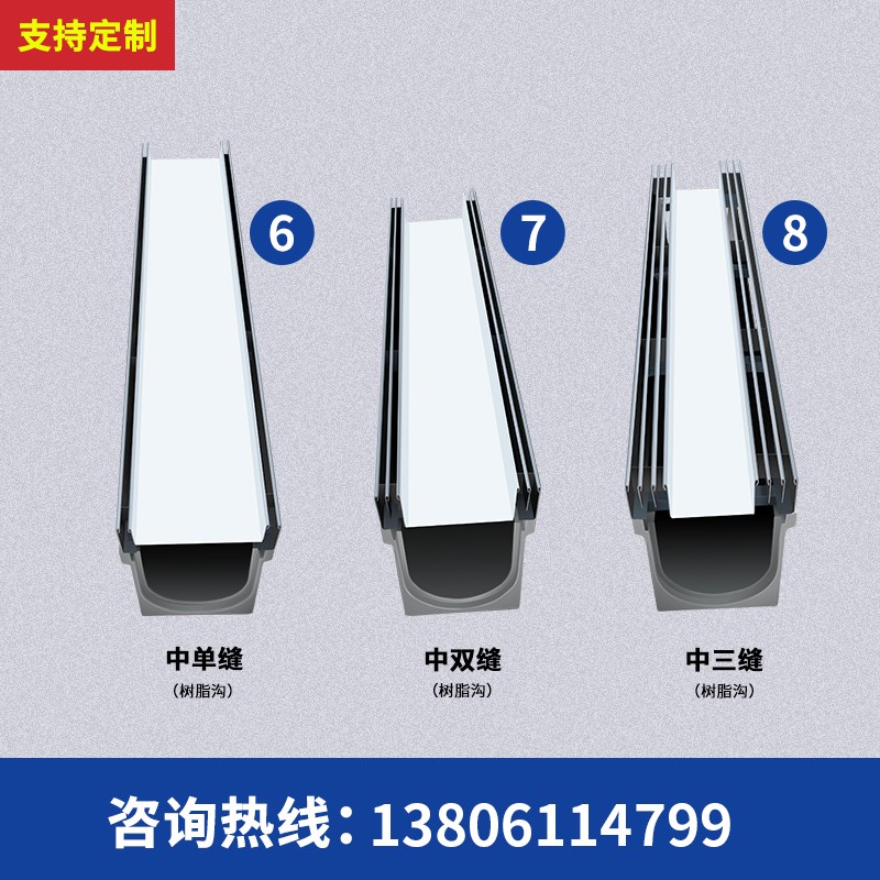 成品排水沟盖板4不锈钢u型槽排水沟式性厨房地沟盖板线缝隙30