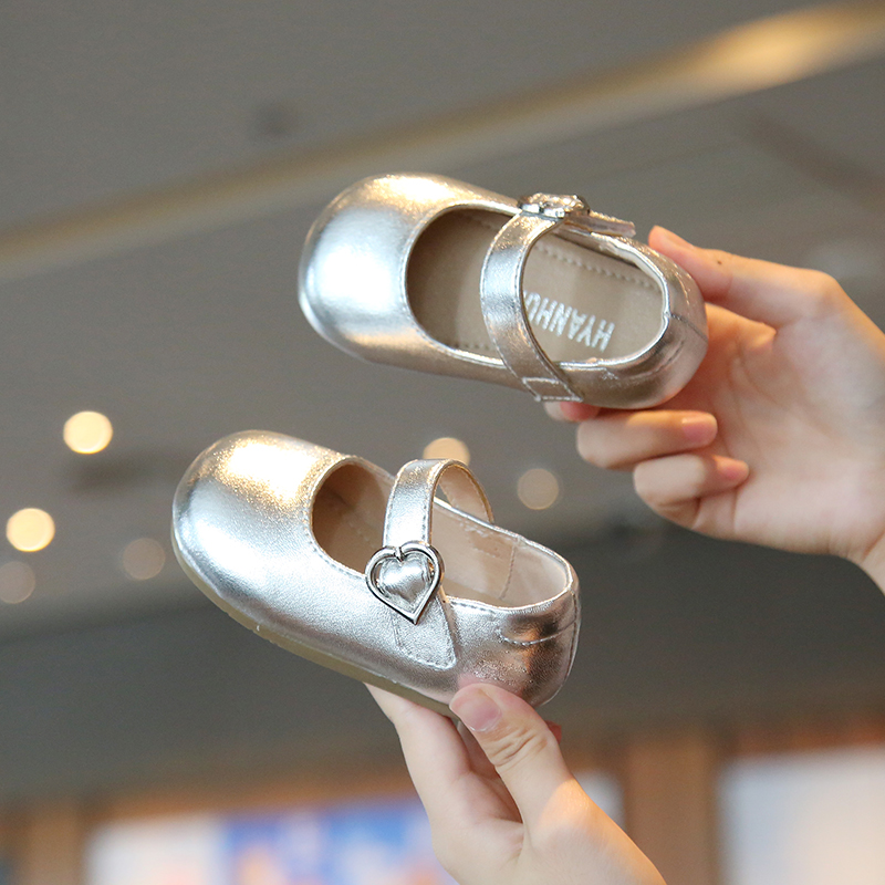 春秋季女宝宝鞋子0一1-2周岁小童公主单鞋防滑软底婴儿学步小皮鞋